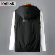 Thời trang chất lượng áo khoác mỏng vest nam mùa xuân và mùa thu Hàn Quốc của xu hướng áo vest nam không tay áo vest mỏng - Dệt kim Vest
