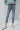 Lilymoon quần jean cạp cao mùa xuân sáng màu mới lỏng lẻo là quần lửng và mềm, quần bố chín điểm - Quần jean