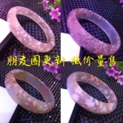 Vòng tay mã não hoa anh đào Madagascar tự nhiên Nữ Ice Jelly Body Red Green Pink Cherry Blossom Bracelet