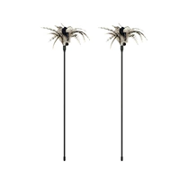 2 куриные перья с тростниками имеют колокольчики (старые модели)