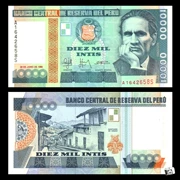 [Americas] thương hiệu mới UNC Peru 10000 Indy tiền giấy nước ngoài tiền nước ngoài ngoại tệ