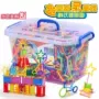Trò chơi phép thuật đũa phép trẻ em xây dựng khối nhựa lắp ráp để chống lại việc dạy trẻ em 3-6 tuổi xe đồ chơi trẻ con