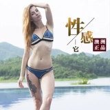 Сексуальный купальник, бюстгальтер пуш-ап, бюстгальтер без косточек, с вышивкой