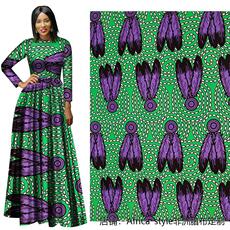 Набивные ткани 全棉服装面料 非洲风梭织印花面料african fabric几何印花布料