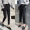Phù hợp với quần nữ mùa hè phần mỏng mới Hàn Quốc phiên bản của bàn chân nhỏ Harlan chín quần eo cao là mỏng thẳng ống quần ống quần quần ống suông nữ