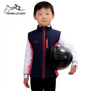 Thể thao ngoài trời vest trẻ em windproof ấm chàng trai và cô gái hoạt động đào tạo quần áo mùa xuân và mùa thu cưỡi ngựa vest áo khoác
