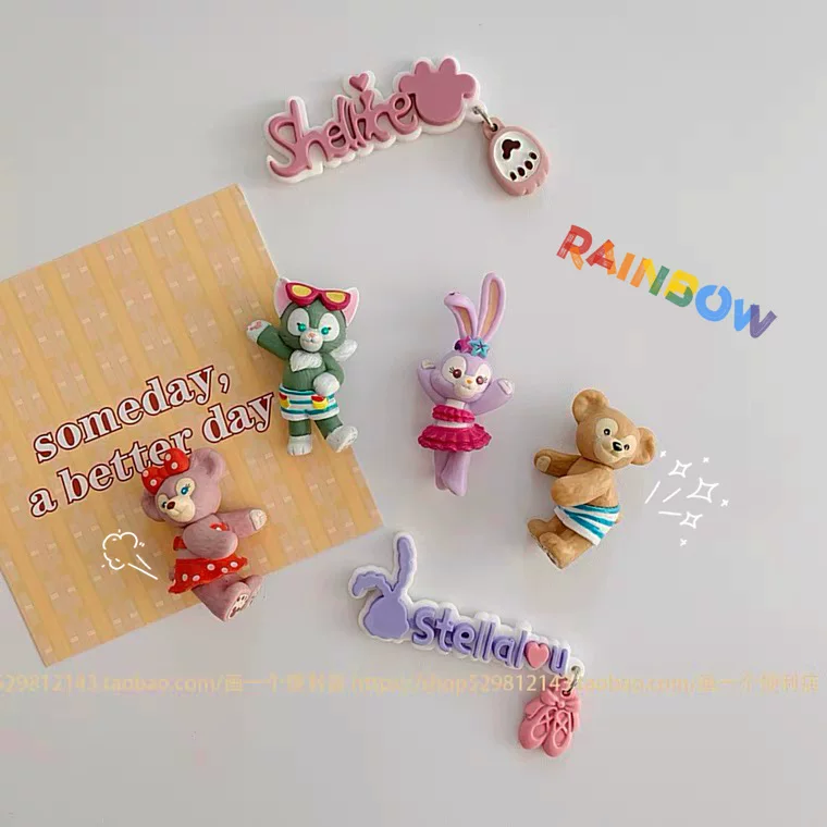 H-store Корейский милый звездный Dailu магнит холодильника мультфильм анимационное сообщение белая доска декор