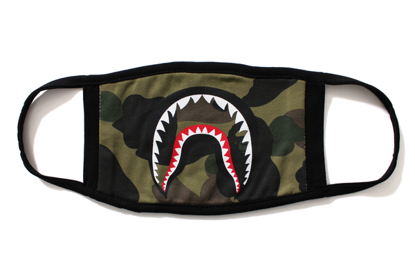 Green Shark 2017originality personality Chaozhou people Neckline printing bape Mask camouflage Shark beak scarf Autumn and winter protect Embroidery Mask
