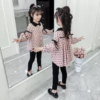 Осенняя рубашка, детский демисезонный жакет, коллекция 2021, в корейском стиле, детская одежда, в западном стиле