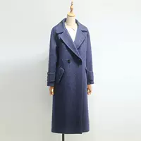 Áo thun hai mặt ● áo khoác nữ giảm giá mùa đông 2018 phù hợp với thời trang Hàn Quốc cổ áo len dài - Trung bình và dài Coat áo khoác nữ cao cấp