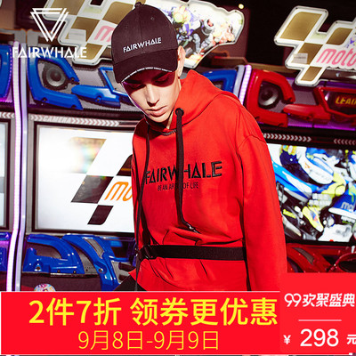 Trung tâm mua sắm với cùng một đoạn Mark Huafei nam mùa đông mới áo len nam áo trùm đầu 717406031065