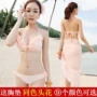 Girl 2018 Beach Holiday Flat Flat Bikini Bikini ba mảnh Nữ Mới Sexy Ba điểm hồng nóng - Bikinis bikini đi biển đẹp 2020 kín đáo