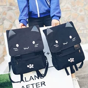 Anime hai nhân dân tệ xung quanh Nhật Bản dễ thương mèo sân sau mèo vuốt ba lô túi sinh viên mềm chị túi vải - Carton / Hoạt hình liên quan