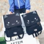 Anime hai nhân dân tệ xung quanh Nhật Bản dễ thương mèo sân sau mèo vuốt ba lô túi sinh viên mềm chị túi vải - Carton / Hoạt hình liên quan sticker hoạt hình