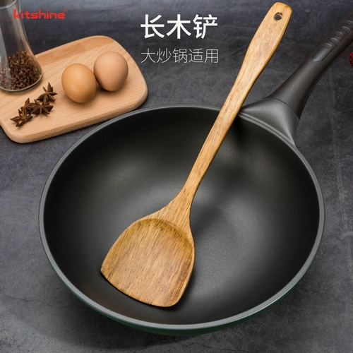 Деревянная лопата, длинная кухонная утварь для домашнего использования, ручка, Южная Корея