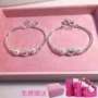 S925 sterling bạc chính hãng HelloKitty mèo bạc vòng tay nữ đơn giản bé vòng tay bạc bé tặng trăng tròn - Vòng đeo tay Cuff vòng cartier