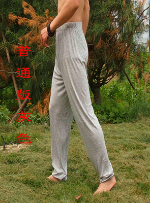 Quần nam modal cây ra hoa trung niên cộng với chất béo XL thực hành quần Tai Chi quần áo quần Tai Chi quần mùa hè Cực lớn