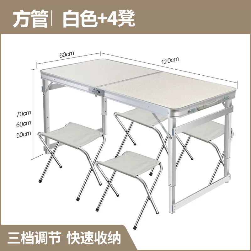 FOLDING PORTABLE TAMPLE DINING Desk Stall Tables Chair