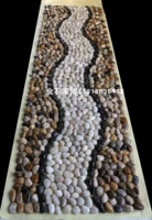 Булыжные кирпичные кирпичные кирпичи и каменные пятна балконы мозаичная мозаика в помещении и на открытом воздухе.