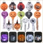 Trang trí Halloween Đạo cụ Đèn lồng Lễ hội ma Jack Đèn bí ngô Treo di động Đèn lồng giấy bí ngô - Sản phẩm Đảng / Magic / Hiệu suất phụ kiện cosplay cổ trang	