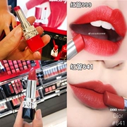 DIOR Dior Flame Blue Gold Lipstick Lipstick Matte Moisturising Sandwich 999 Limited Red Tube 888 641 777 - Son môi
