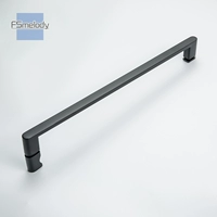 H030-D Light Light Luxury Demper House Handrail Black 304 Ручка из нержавеющей стали Стекло.