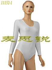 одежда для балета 长袖连体芭蕾舞服 圆领体操健美操服 瑜伽健身服