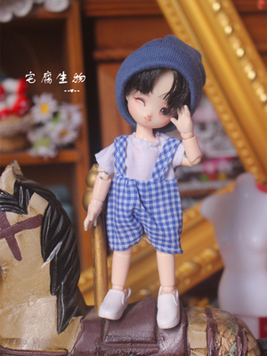 taobao agent Set, suspenders, bodysuit, doll, clothing, scale 1:12