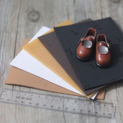 taobao agent [Bowlonian sole] BJD English pattern handmade homemade OB11 baby shoes can cut the sole material