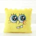 Cartoon SpongeBob Square Gối Plush Toy Doll Còng tay ấm Đệm Gối Gối Doll Chăn gối văn phòng 2 trong 1 Trở lại đệm / Bolsters