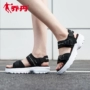 Giày nữ Jordan Sandals 2019 Mùa hè Mới Velcro Giày đế bằng nữ Giày đế mềm nhẹ Giày đi biển - Giày thể thao / sandles dép bitis nam quai hậu