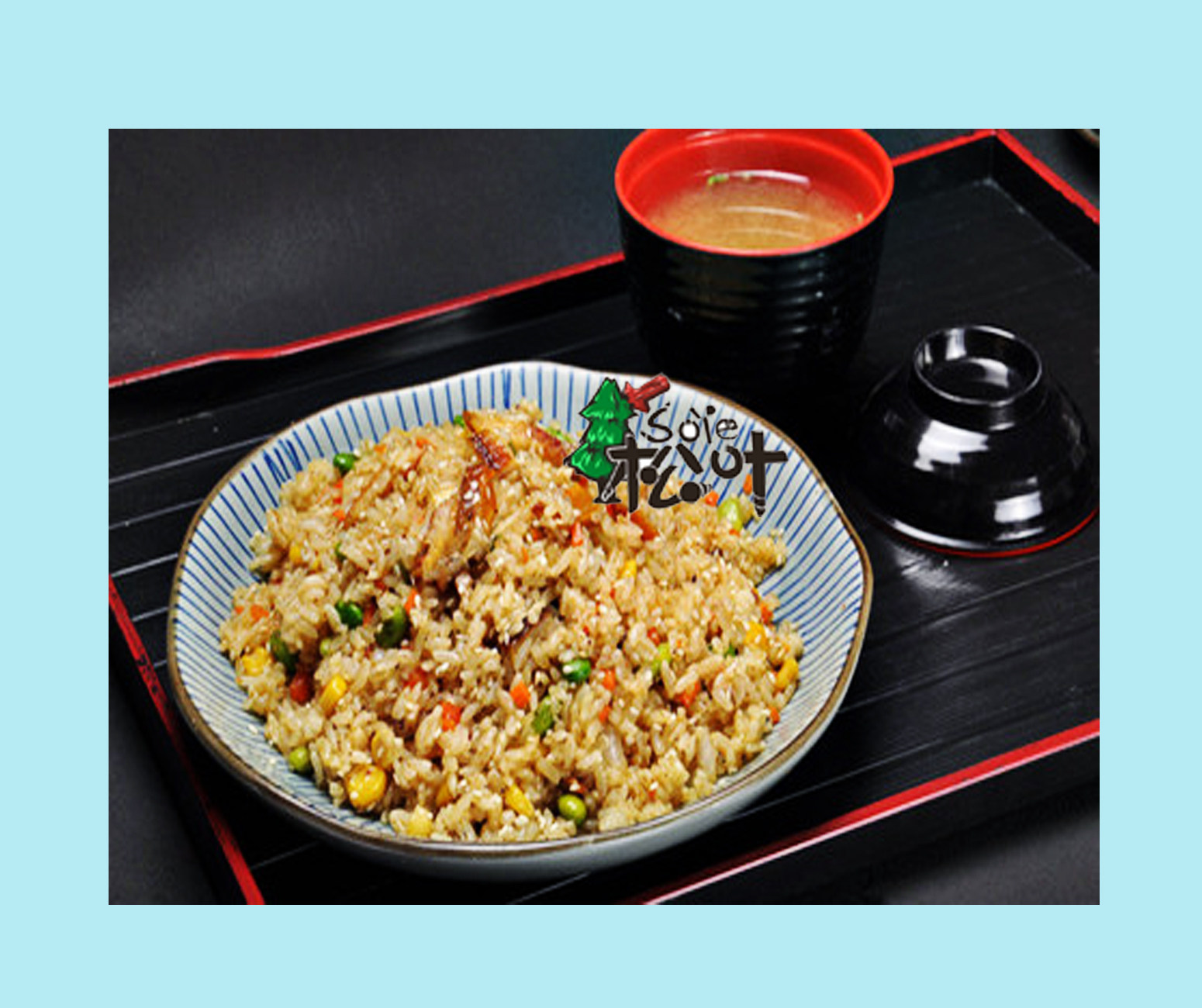 蒸烩煮大阪鳗鱼炒饭冰冻速食快餐调理包方便米饭加热后食350克