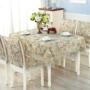 Châu âu khăn trải bàn American mục vụ vải khăn trải bàn tròn ren hình chữ nhật khăn trải bàn bàn cà phê vải ghế bìa đệm bộ khăn trải bàn tiệc