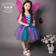 Trang phục trẻ em Halloween, bé gái, trang phục biểu diễn múa trẻ em, hoa elf, cosplay cổ tích - Trang phục