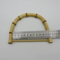 D Золотая бамбуковая ручка в сингле 12 см.