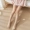 Mùa xuân và mùa thu jk vớ ống trung mùa hè trong triều cao ống dài phụ nữ trên đầu gối vớ mỏng màu trắng Nhật Bản vớ bắp chân - Vớ