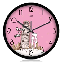 GT Подлинные простые висящие часы гостиная творческие модные часы Ультра -Quiet Quartz Clock Clock Clog