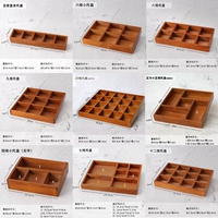 Настольная деревянная система хранения, коробка для хранения, стенд, косметическая помада, деревянная коробка, 17 года