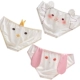 3 mẫu quần lót nữ đặc biệt thỏ dễ thương thoáng khí giữa eo thấp siêu dễ thương cô gái sinh viên Nhật Bản cotton đáy quần tam giác - Giống cái
