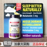 Канада Webber Naturos Weibo Мелатонин естественным образом мелатонин 400 сон помогает спать