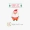 Dễ thương đến Burst Giáng sinh phải nhập Girl Heart Animal Thêu Vải Sticker Sách Trâm DIY Handmade - Trâm cài cai ao