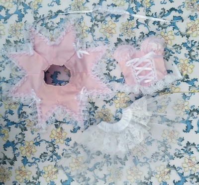 taobao agent Silica gel doll, clothing, skirt, set, children's clothing, 65/68cm