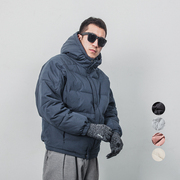 Couple cotton nam mùa đông ngắn Harajuku dịch vụ bánh mì ulzzang loose xuống cotton quần áo triều thương hiệu áo khoác dày