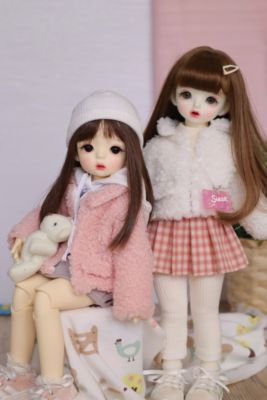 taobao agent Bjd6 -point baby clothing lamb coat multi -color large six -point doll clothes top daily versatile YOSD suit winter