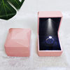 Pink mirror LED LED light single ring box