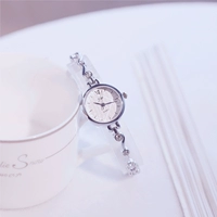 Đồng hồ đeo tay nữ Hàn Quốc phiên bản nhỏ quay số nhỏ thời trang chuỗi vòng đeo tay mỏng phong cách đồng hồ ulzzang đơn giản - Vòng đeo tay Cuff vòng cẩm thạch bọc vàng