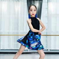 Trẻ em váy khiêu vũ Latin thực hành biểu diễn để phục vụ cuộc thi thử nghiệm trang phục khiêu vũ cho trẻ em mùa xuân và mùa hè phong cách mới - Trang phục các hãng quần áo trẻ em