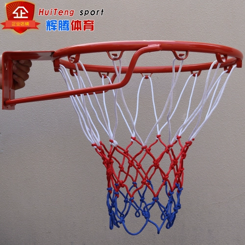 Трифрованная сплошная сплошная сплошная сплошная сплошная сплошная тройная баскетбольная сеть Pellon Standard 12 Buckle Basketball Box Network Двухнологичная сеть Blue Ball Net