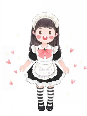 taobao agent Free shipping maid costume princess cute maid 4 set set