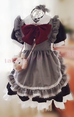 taobao agent Free shipping 2023 new maid costume black and white maid coffee shop special model .cos maid